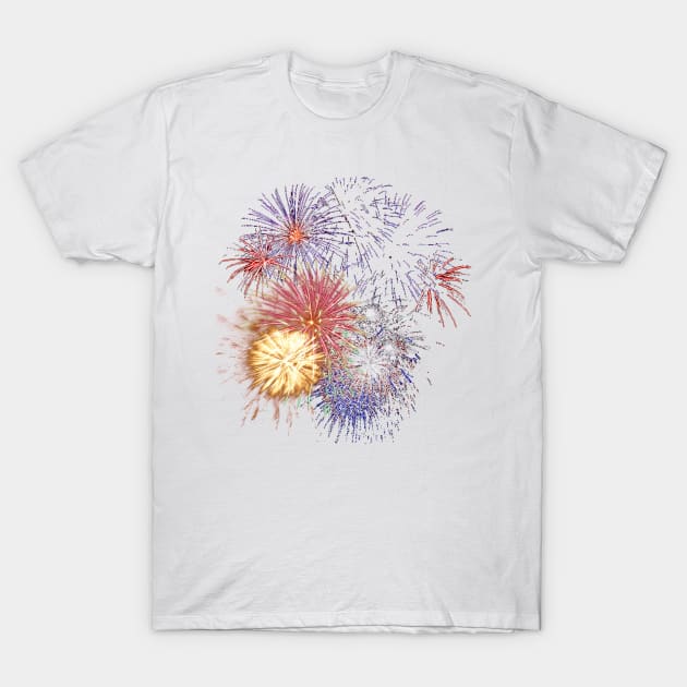 Fireworks ! T-Shirt by Hamady6060